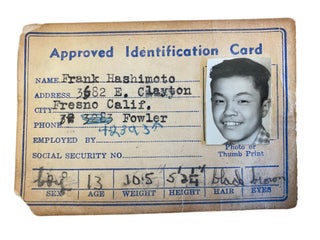 Nisei Childhood in Fresno, CA Extensive Photo Archive 53 photographs,Belonging to Frank Jiro Hashimoto, Japanese American Internee and U.S. Army Veteran, ca. 1950s