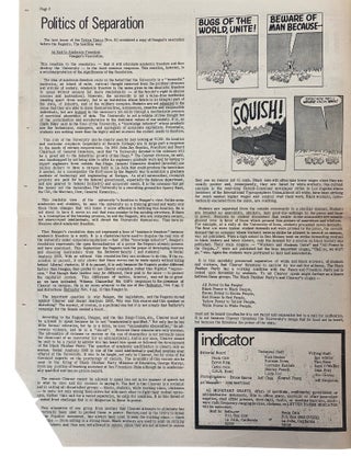 UCSD Student Activist Newspaper "Indicator" Archive Covering Eldridge Cleaver, Repression in Mexico City, Anti-Vietnam Protests, and Black Studies, 1968