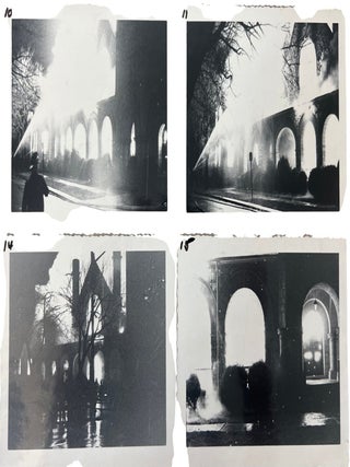 Sequential Photographs of the Fire Destruction of Trinity United Methodist Church, Clearfield, Pennsylvania: Large Scale Urban Fire and Volunteer Firefighting Operations, December 1968