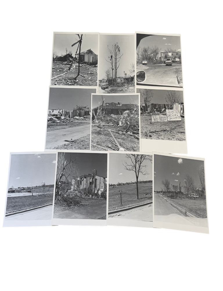 Item #23308 Wichita Falls Tornado Disaster Photo Archive Documenting Residential Destruction After the Deadliest Texas Tornado of 1979. Texas Tornado.