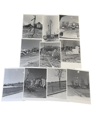 Item #23308 Wichita Falls Tornado Disaster Photo Archive Documenting Residential Destruction...