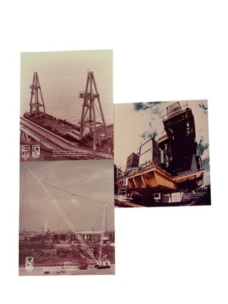 Oil Rigging and Labor in Alameda, California Archive of 37 Large Format photographs 1970s-80s