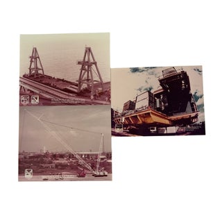 Oil Rigging and Labor in Alameda, California Archive of 37 Large Format photographs 1970s-80s