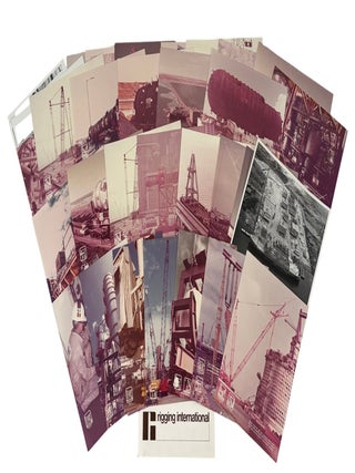 Oil Rigging and Labor in Alameda, California Archive of 37 Large Format photographs 1970s-80s