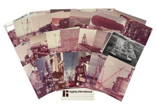 Oil Rigging and Labor in Alameda, California Archive of 37 Large Format photographs 1970s-80s
