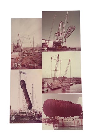 Oil Rigging and Labor in Alameda, California Archive of 37 Large Format photographs 1970s-80s