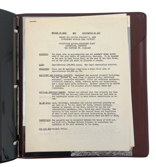 Rubbertown Synthetic Rubber Plant Archive Documenting the Postwar Privatization of a Federal Butadiene Facility, 1959–1960