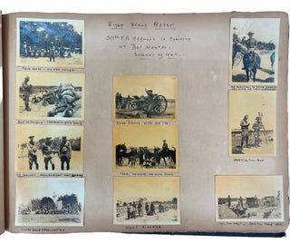 Artillery Officer in World War I: scrapbook album of Documents, Photographs, Maps, Theater Programs, and Battlefield Ephemera, 1917-1926