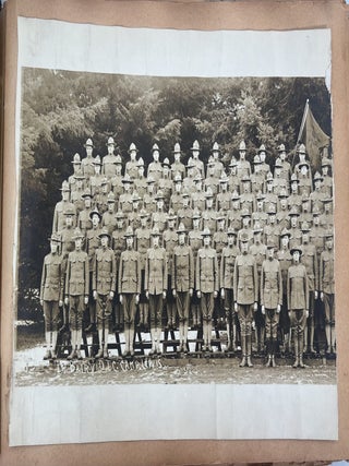 Artillery Officer in World War I: scrapbook album of Documents, Photographs, Maps, Theater Programs, and Battlefield Ephemera, 1917-1926