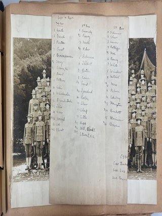 Artillery Officer in World War I: scrapbook album of Documents, Photographs, Maps, Theater Programs, and Battlefield Ephemera, 1917-1926