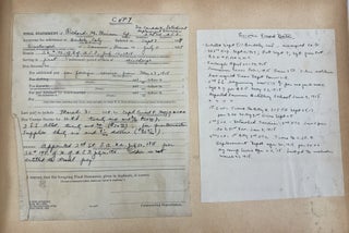 Artillery Officer in World War I: scrapbook album of Documents, Photographs, Maps, Theater Programs, and Battlefield Ephemera, 1917-1926