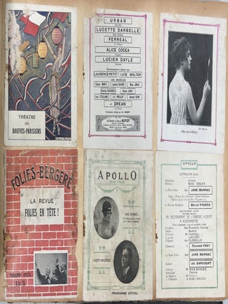 Artillery Officer in World War I: scrapbook album of Documents, Photographs, Maps, Theater Programs, and Battlefield Ephemera, 1917-1926