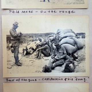Artillery Officer in World War I: scrapbook album of Documents, Photographs, Maps, Theater Programs, and Battlefield Ephemera, 1917-1926