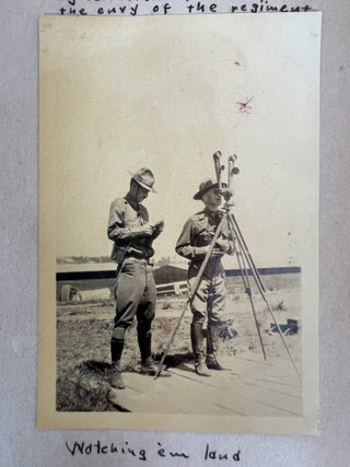 Artillery Officer in World War I: scrapbook album of Documents, Photographs, Maps, Theater Programs, and Battlefield Ephemera, 1917-1926