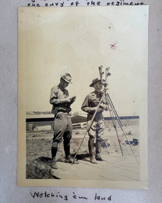Artillery Officer in World War I: scrapbook album of Documents, Photographs, Maps, Theater Programs, and Battlefield Ephemera, 1917-1926