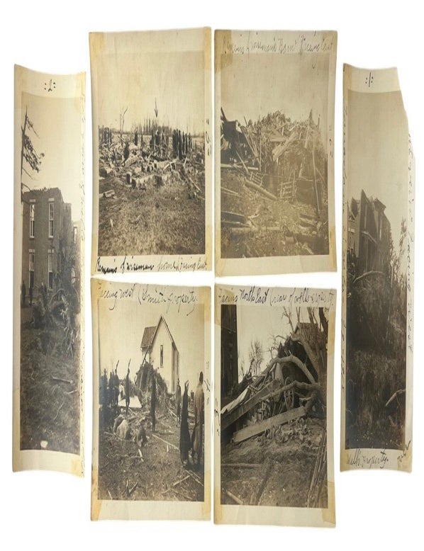 Item #23416 Ohio Destructive Tornado, Photographs Archive, 1918. Ohio Tornado Destruction.
