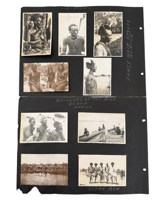 Shilluk Indigenous African Peoples of the Nile and Congo in Colonial Era Field Encounters, 19 Photos, 1920s-30s