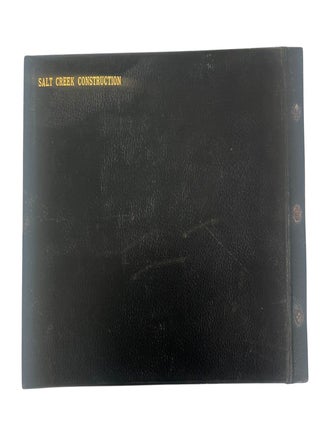 First Haydite Plant Construction and Operation, Wyoming, the Manufacture of Stephen Hayde's Patented Technology During Oil Production Peak, Photo Album of 91 Photographs, 1922-1924
