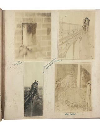 First Haydite Plant Construction and Operation, Wyoming, the Manufacture of Stephen Hayde's Patented Technology During Oil Production Peak, Photo Album of 91 Photographs, 1922-1924