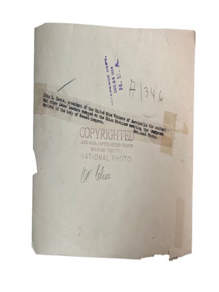 United Mine Workers Press Photo Archive of Labor Leader John L. Lewis, Union Support, and Police Violence in Coal Country, 1924-43