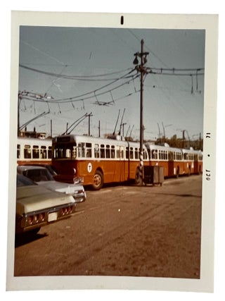 Streetcar Modernization and Boston Area Terminal Operations, 25 Color Photographs with identifying captions, 1970&ndash;1972