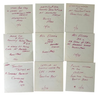 Streetcar Modernization and Boston Area Terminal Operations, 25 Color Photographs with identifying captions, 1970–1972