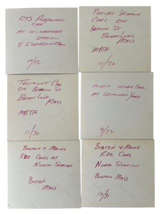 Streetcar Modernization and Boston Area Terminal Operations, 25 Color Photographs with identifying captions, 1970&ndash;1972