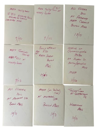 Streetcar Modernization and Boston Area Terminal Operations, 25 Color Photographs with identifying captions, 1970&ndash;1972