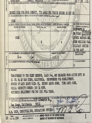 Pearl Harbor Navy Diver John Krohta: Recovery of the Pacific Fleet, Salvage Diving, and the USS Medusa, Large Archive from 1934-1980s