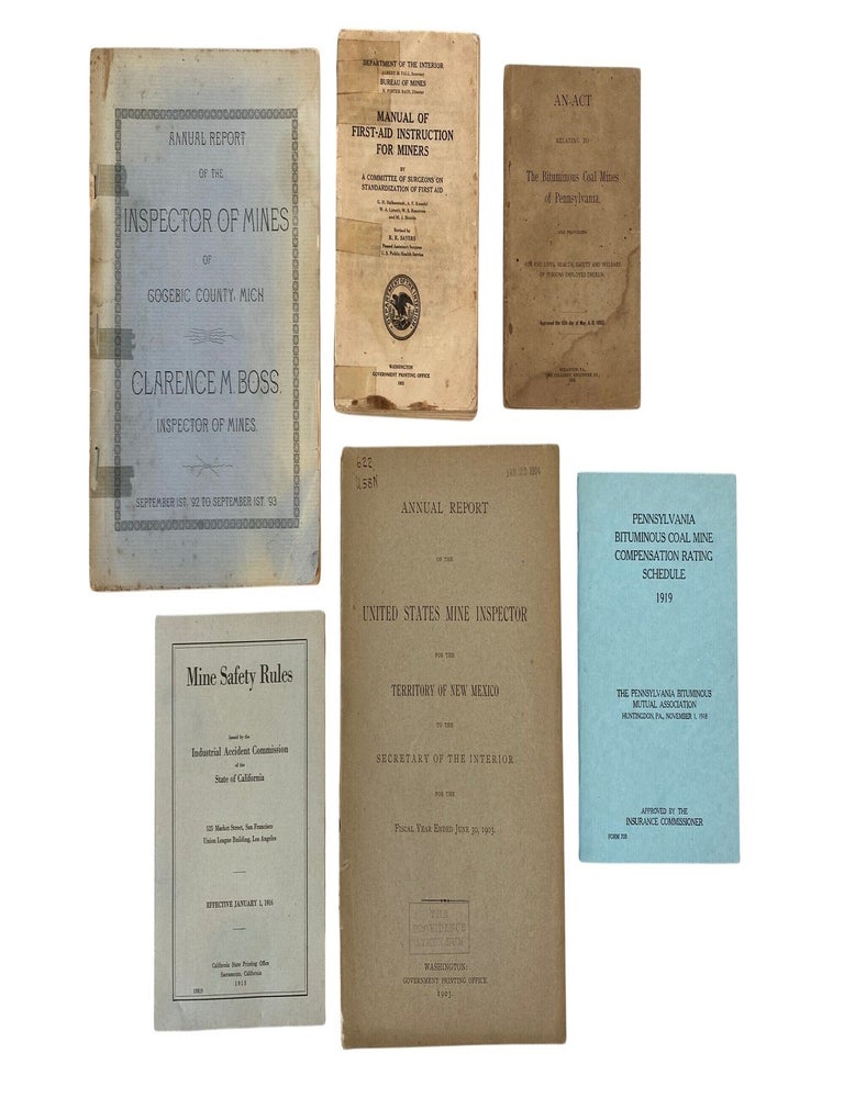 Item #23479 Mine Safety and Mining Union Protections Archive, Documenting Labor Practices and Regulatory Laws in the U.S., 1893-1922. Mine Safety, Labor Protection.