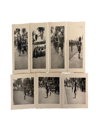 Belgian Congo and Indigenous Ceremony During Prince Regent Charles&rsquo;s Visit to Paulis, Photo Archive of 24 photographs with captions, including Chief Tongolo and Governor General Jungers, 1946-1952