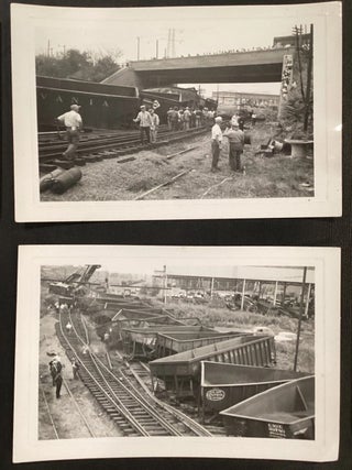 Erie Railroad Newburg Yard Derailment Recovery Photo Archive with Named Crew, Cleveland, Ohio, 1959