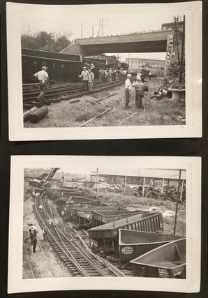 Erie Railroad Newburg Yard Derailment Recovery Photo Archive with Named Crew, Cleveland, Ohio, 1959