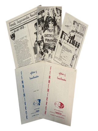 Item #23534 Early Chevalier Publications and Trans Interest News and Gender Confirming...