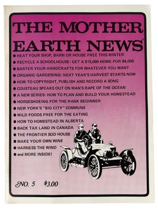 Counterculture Ecology in The Mother Earth News, "Back to the Land" Archive of First Production Year Issues, 1970