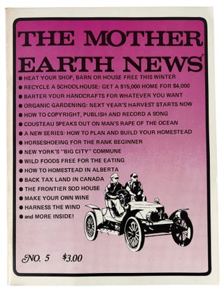 Counterculture Ecology in The Mother Earth News, "Back to the Land" Archive of First Production Year Issues, 1970