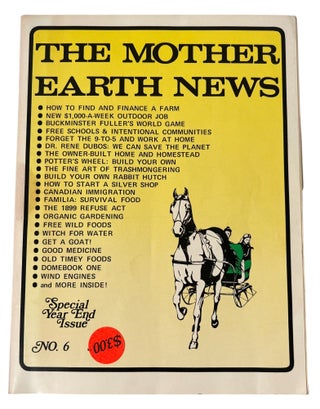 Counterculture Ecology in The Mother Earth News, "Back to the Land" Archive of First Production Year Issues, 1970