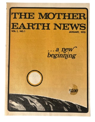 Counterculture Ecology in The Mother Earth News, "Back to the Land" Archive of First Production Year Issues, 1970