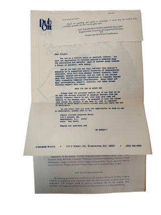 Three Mile Island Anti Nuclear Protest Materials Organizing Against Reactor Risk and Nuclear Industry Power, 1979