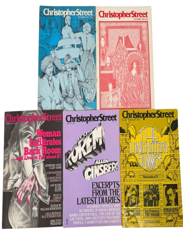 Christopher Street Magazine, a Monthly Literary Magazine for the Gay Community, 1976-77 Archive