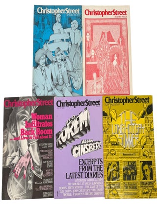 Christopher Street Magazine, a Monthly Literary Magazine for the Gay Community, 1976-77 Archive. Christopher Street.