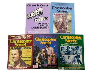 Item #23544 Christopher Street Magazine, a Monthly Literary Magazine for the Gay Community,...