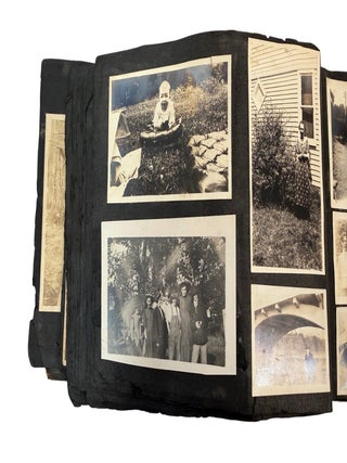 Gender Play and Military Family Life in a World War I Era Minnesota Photo Album,of 190 Photographs, include women in men suits and military garments, while men pose in dresses, skirts, and frilled hats - 1917-1922