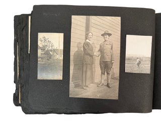 Gender Play and Military Family Life in a World War I Era Minnesota Photo Album,of 190 Photographs, include women in men suits and military garments, while men pose in dresses, skirts, and frilled hats - 1917-1922
