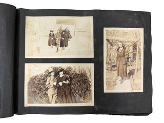 Gender Play and Military Family Life in a World War I Era Minnesota Photo Album,of 190 Photographs, include women in men suits and military garments, while men pose in dresses, skirts, and frilled hats - 1917-1922