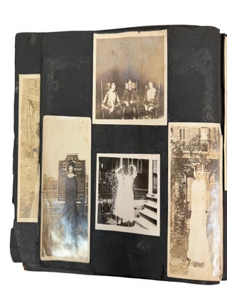 Gender Play and Military Family Life in a World War I Era Minnesota Photo Album,of 190 Photographs, include women in men suits and military garments, while men pose in dresses, skirts, and frilled hats - 1917-1922