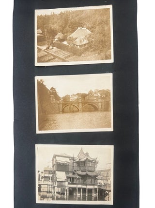 American Colonial Philippines and Trans-Pacific Encounter Photo Album, 140 Photographs with captions of Education, Indigenous Communities, and East Asian Travel, 1929&ndash;1930