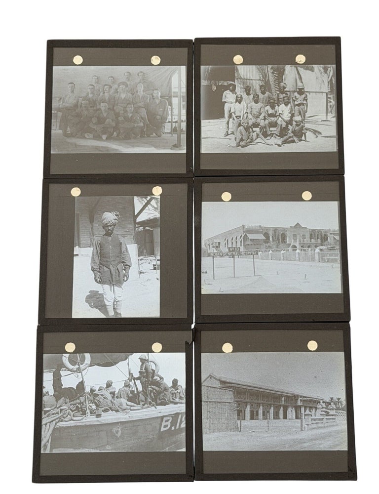 W.W.I British Indian Army Medical Units in Mesopotamia Campaign Glass Lantern Slide Archive,...