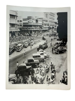 Belgian Colonial Development and Labor in the Congo, 5 Official Photographs of Coffee Production, Workers&rsquo; Housing, and L&eacute;opoldville, ca. 1950s