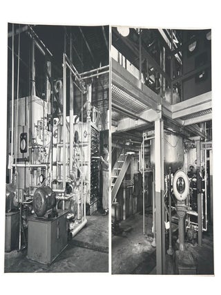 Industrial Photographs of Mid-Century Chemical Processing Plant, Archive of 14 Large Format Photographs, circa 1950s to 1960s